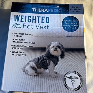 Weighted pet vest